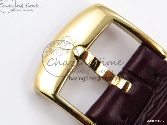 0118 De Ville Power Reserve YG MKF 1:1 Best Edition White Dial on Brown Leather Strap A WrinkleFree 7755